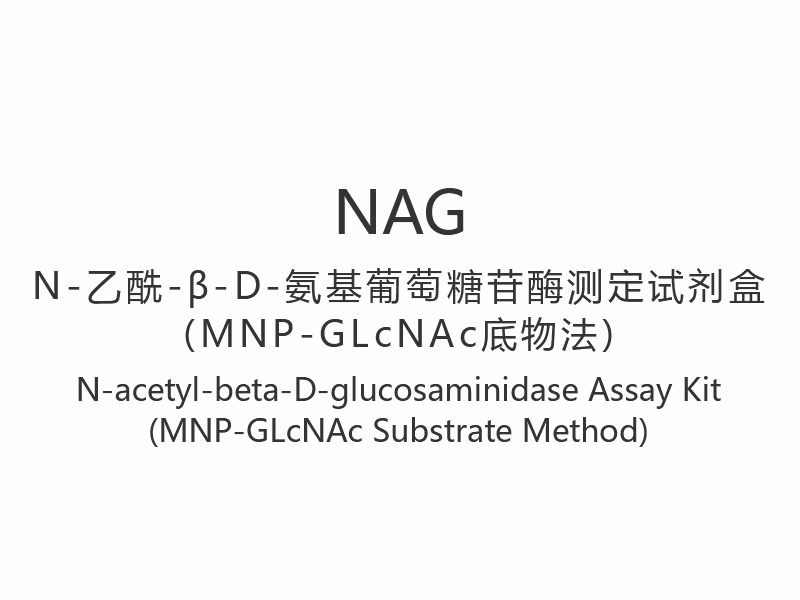 【NAG】ชุดทดสอบ N-acetyl-beta-D-glucosaminidase (วิธีพื้นผิว MNP-GLcNAc)